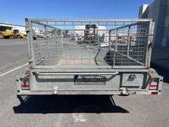 2017 Stonegate Industries 8x5 Galvanised Cage Box Trailer