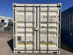 2025 Cream 20' Shipping Container - ZXJU0187999