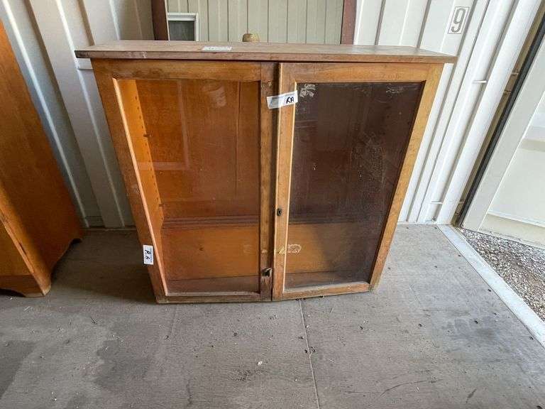 Cabinet and Mirror