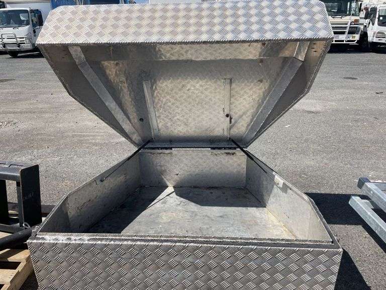 Aluminium Storage Box - off camper trailer