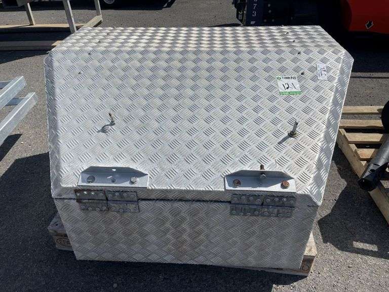 Aluminium Storage Box - off camper trailer