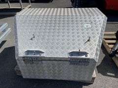 Aluminium Storage Box - off camper trailer