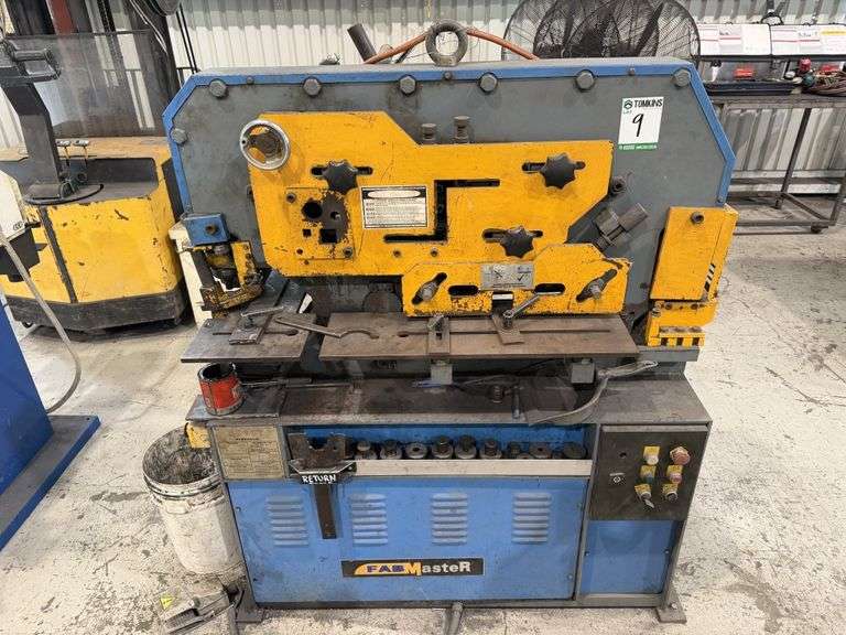 Fabmaster SE60T Hydraulic Ironworker & Stands