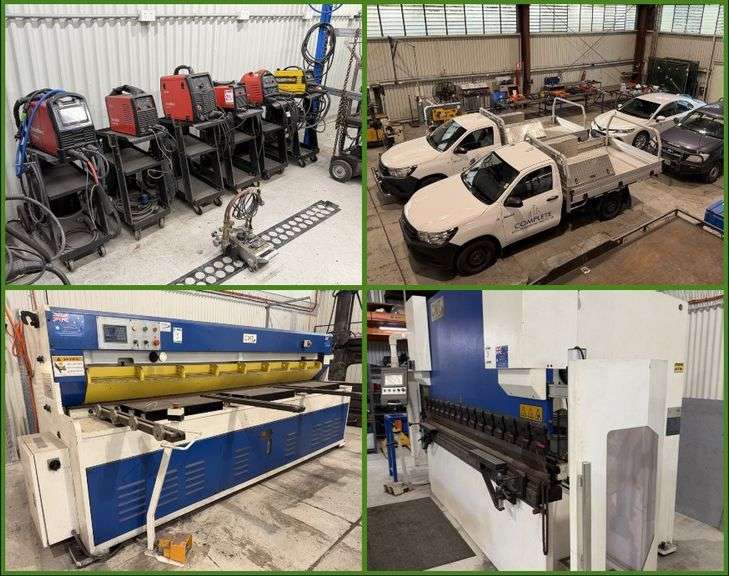  BRISBANE - Complete Metal Fabrications (QLD) Pty Ltd (In Liquidation) ONLINE AUCTION