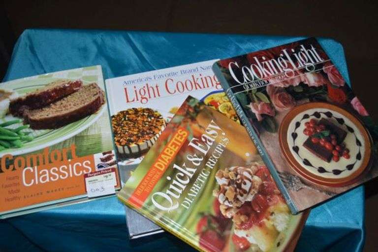 ASSORTED COOKBOOKS