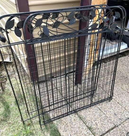 4 METAL GATE/PANELS WITH DESIGN (USE IN GARDEN/OUTDOORS) Texas Online