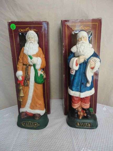 SET OF 2 GRANDEUR NOEL COLLECTORS EDITION SANTA'S BELGIUM AND ITALY