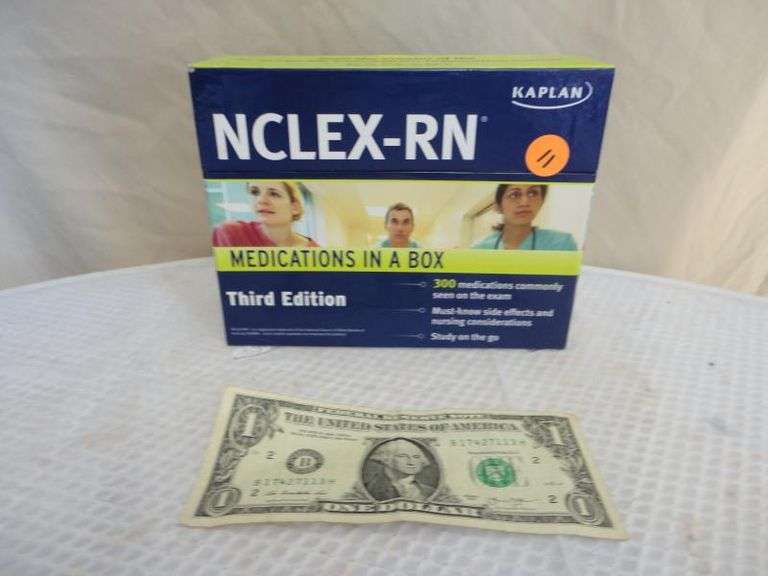 KAPLAN NCLEX-RN 3RD EDITION MEDICATIONS IN BOX STUDY GUIDE