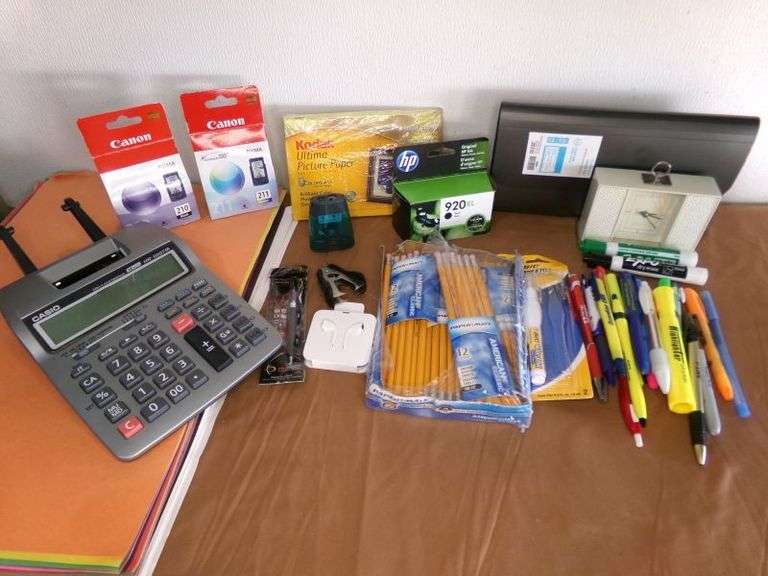 Group of office supplies Texas Online Auction House
