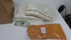 NEW Set of TWO 4ft x 6ft Welding Blankets w/Leather Gloves! (4A)
