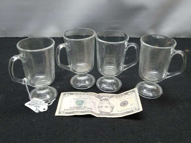 Set Of Four Glass Cups