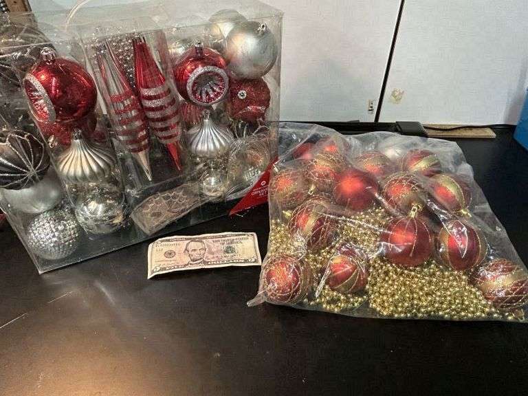 ORNAMENT AND BEAD GARLAND SET-NEW AND USED