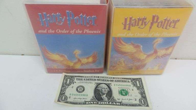 Lot of TWO Harry Potter Cassette Audio Books Sets! (7B)