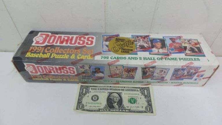 DonRuss 1991 Baseball Card & Puzzle Set! (7B)