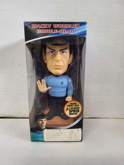 Dr Spock ( Star Trek) Bobble Head. ~ cash only ~. (5D)
