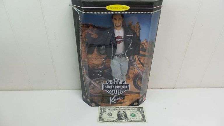 Barbie Collector Edition Harley Davidson Ken Doll!! (4B)