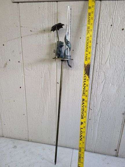 Frog Rain Gauge. ~ cash only ~. (row 5)