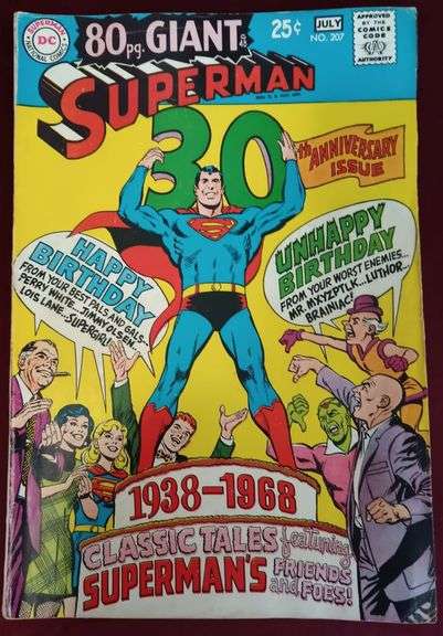 Vintage DC National Comics 80 pg Giant Superman G 48 July No 207 30th ...