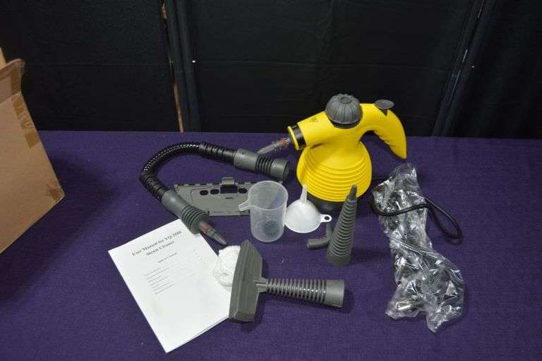 YELLOW PORTABLE STEAM CLEANER - NEW IN BOX