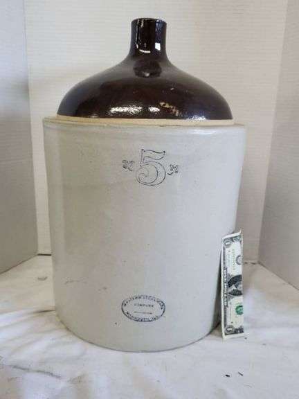 Vintage 5 Gallon Jug Western Stoneware (Monmouth, ILL.) ~ cash only~. (4C)