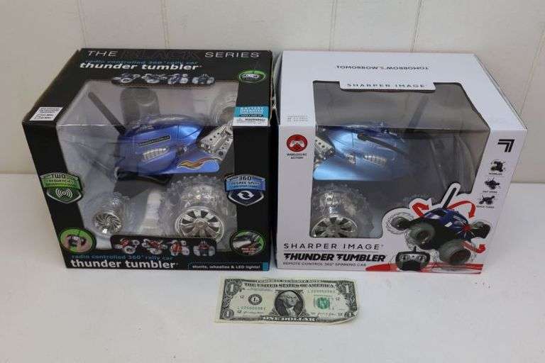 NEW Lot of TWO Thunder Tumbler RC Cars! (T1)