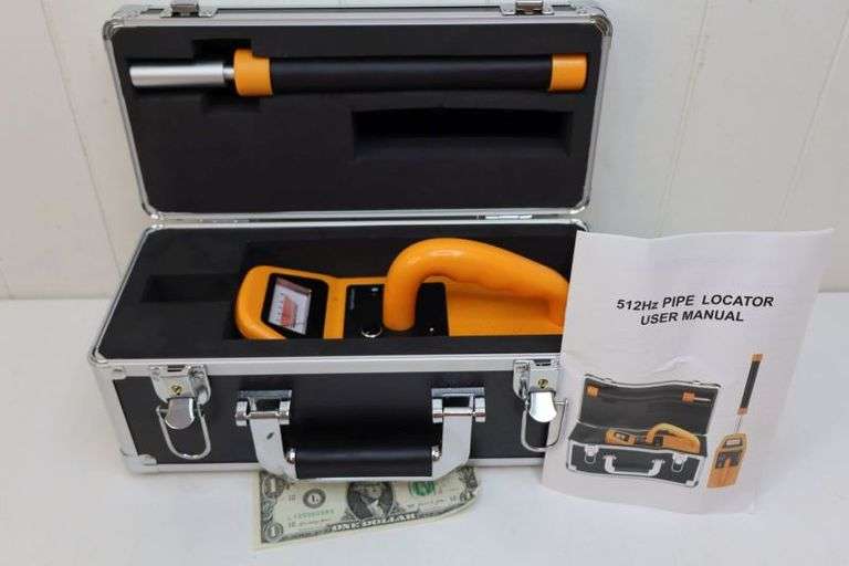 NEW 512Hz Pipe Locator w/Nice Case! (T1)