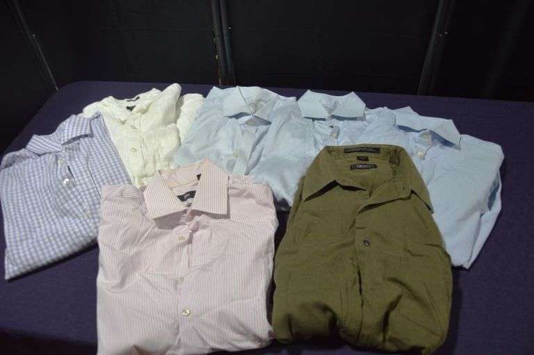 LONG SLEEVED SHIRTS, REG/MED. J. CREW, CHARLES TYRWHITT, BOSS, DKNY