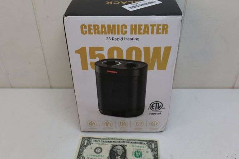 NEW 1500w Ceramic Space Heater! (T1)