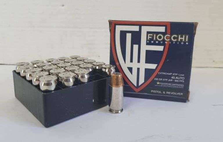 Fiocchi 45 ACO Ammo – 25 Rounds 230 grain.  ~ cash only~.