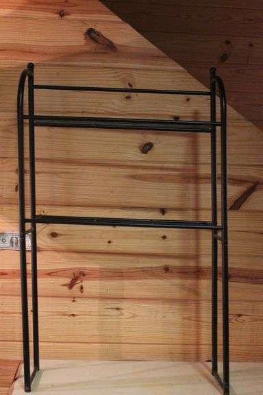 Nice Matte Black Decorative Shelf-Lightweight-42" x 25.5" x 8".  FD