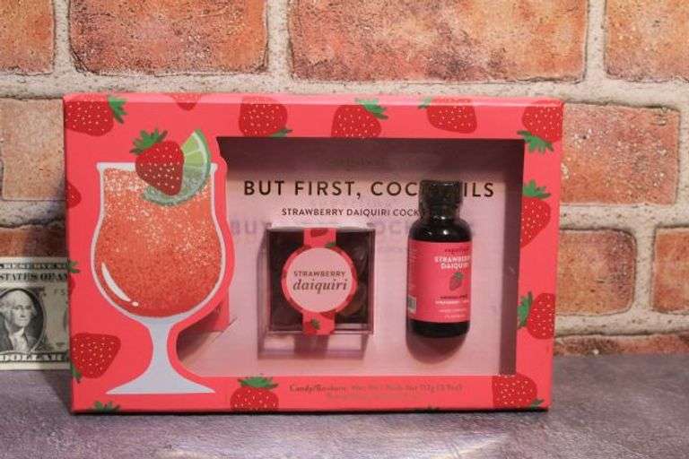 But First, Cocktails Strawberry Daiquiri Cocktail Kit, Add a Splash of Your Favorite Spirit.  3A