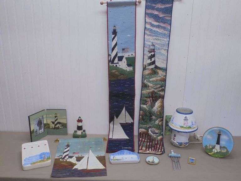 Lighthouse Themed Décor. Texas Online Auction House