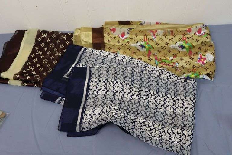 Lot of THREE Silk Scarves! (2B)