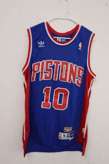 NBA Hardwood Classics Adidas Detroit Pistons Dennis Rodman Jersey!! (CR)