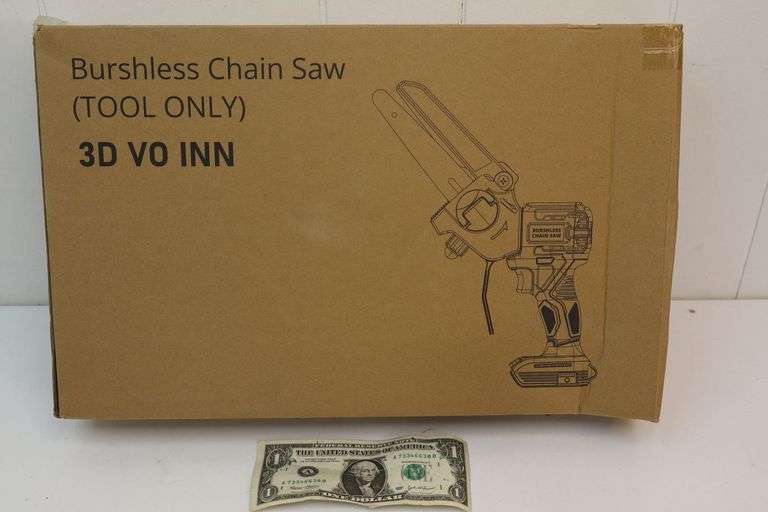 Portable Cordless 20V Mini Chainsaw! Tool Only. Works w/DeWalt Batteries! (T1)