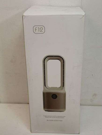 NEW 14" Rechargeable Bladeless LED Oscillating Table Fan w/Touch Control! (2C)