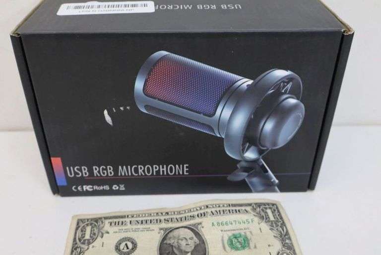 NEW USB RGB Microphone for Gaming, Streaming, Etc! (2C)