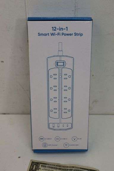 NEW 12-in-1 Smart WIFI Power Strip! (2C)