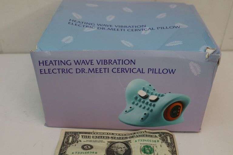Heating Wave Vibration Electric Cervical Pillow! (T1)