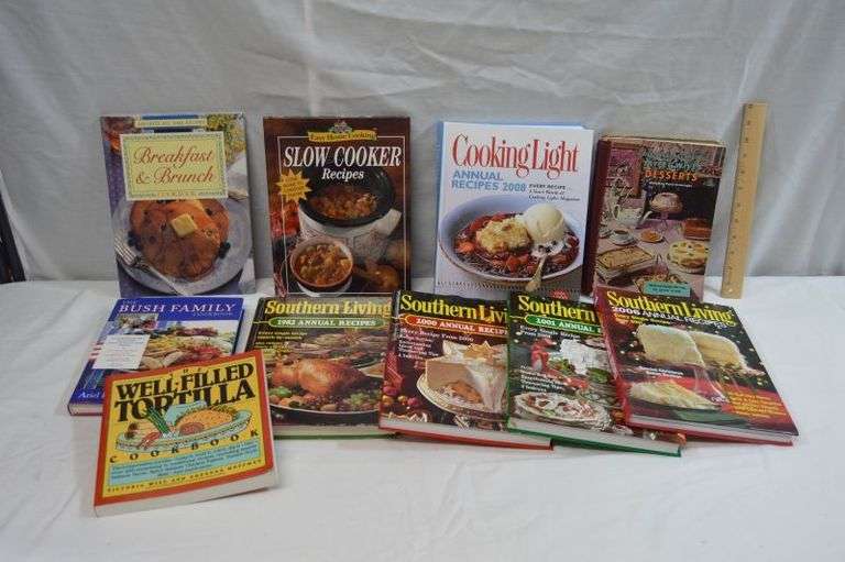 ASSORTED COOKBOOKS