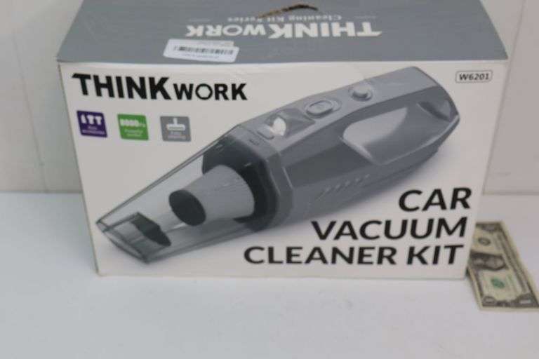 NEW ThinkWork Car Vacuum & Detail Kit w/LOTS of Accessories! (see additional image for accessory list) (1A)