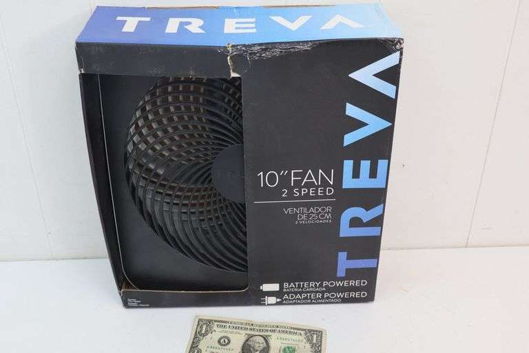 NEW Treva 10" Dual Power 2-Speed Fan! (1A)