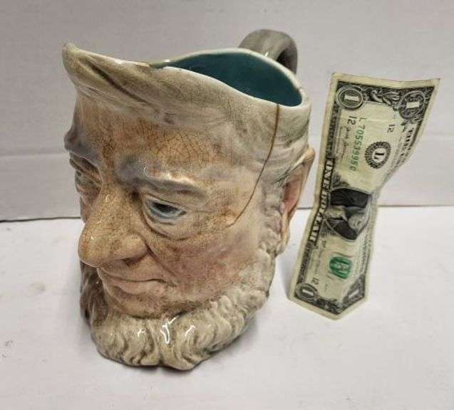 Vintage Paul Kruger Pitcher. Hairline fractures ans seen in photos. ~cash only ~ (1A)