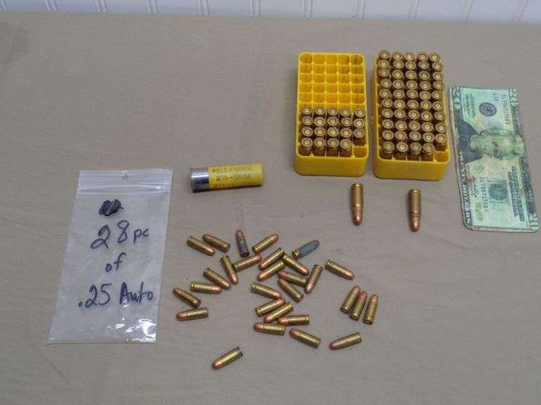 Lot of 10/11mm and 28 pcs. of .25 ammo.