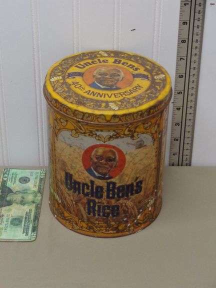 Vintage Uncle Bens Rice Tin.