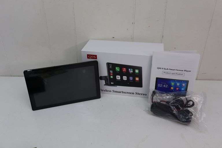 NEW 9-Inch Wireless Smart Screen Stereo System w/Backup Camera!! (1B)