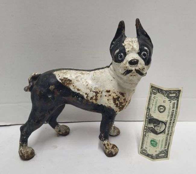 Cast Iron Boston Terrier.  ~cash only ~ (1C)