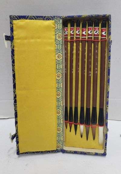 Calligraphy Brushes. ~cash only ~. (1A)