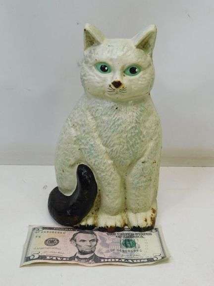 Cast Iron Outdoor/ indoor Cat-- Very Heavy