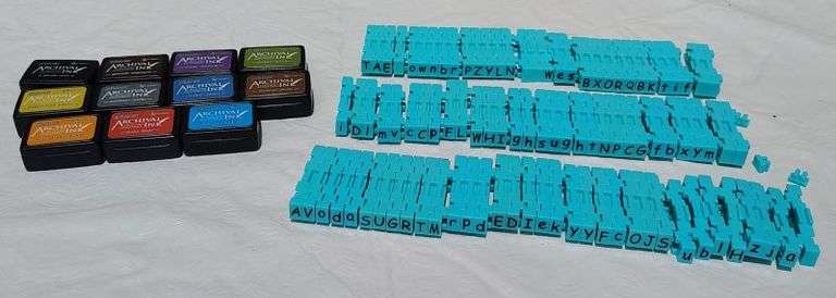 Customizable clickable stamps with Ranger Distress Archival Ink Pads ...